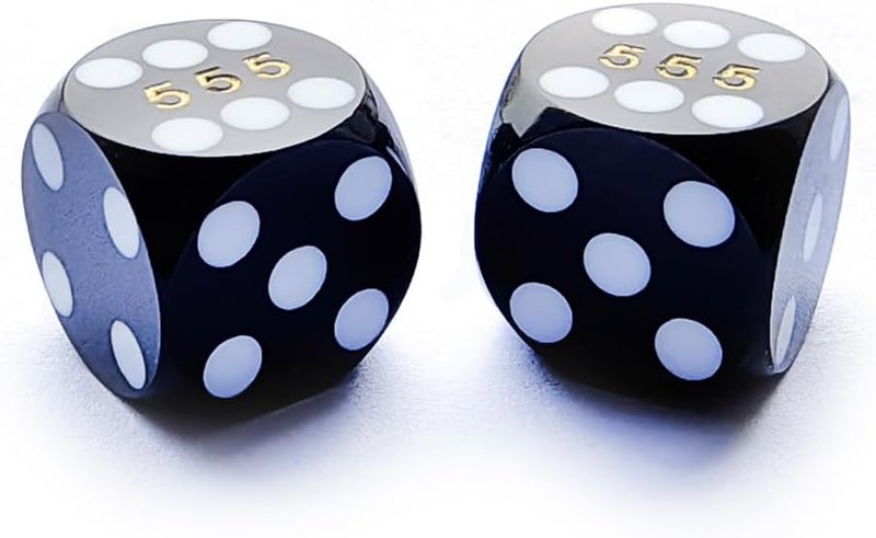Bescon Professional Small Precision Dice 12.7mm (1/2 inch) with Random Serial Number, Mini Precision Cut Dice 12.7MM Opaque Black - Image 3